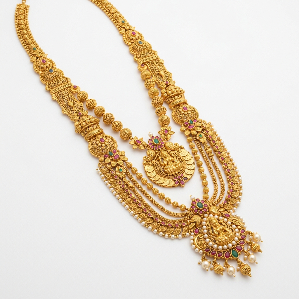 Mahalakshmi Long Necklace Classic